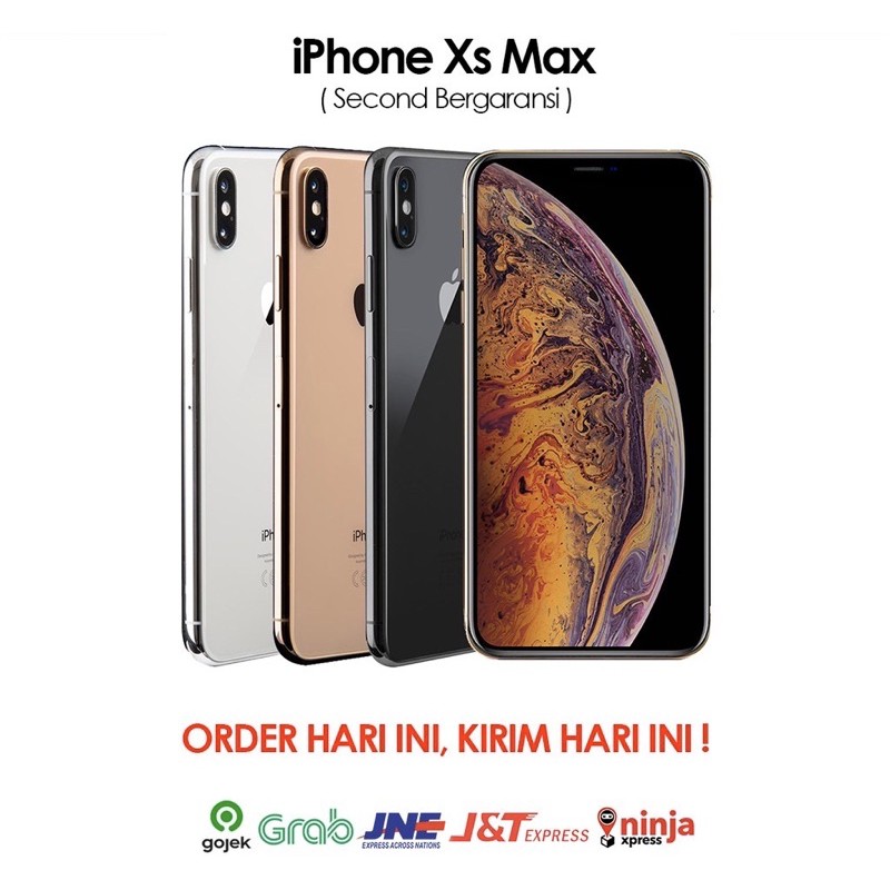 iphone xs max 64gb dan 256gb second