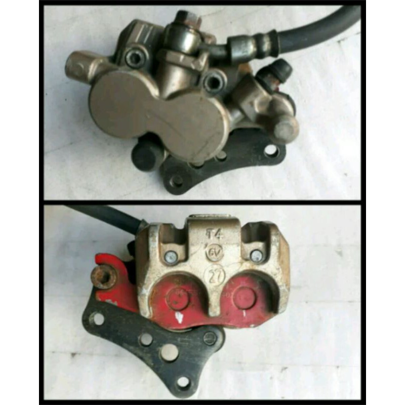 Kaliper Pala babi Rem Cakram Depan Bawah Suzuki Satria FU 150 Facelift Asli ORI Original SGP Suzuki 