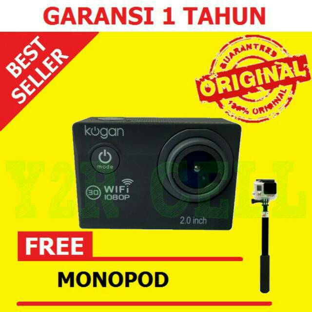 KAMERA ACTION SPORT KOGAN 12 MP WIFI LIKE XIAOMI HASIL CEMBUNG KEREN