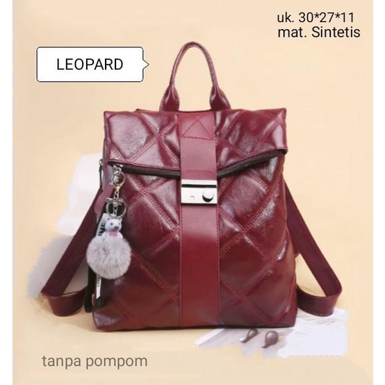 Tas Ransel Semi Kulit Hits Banget