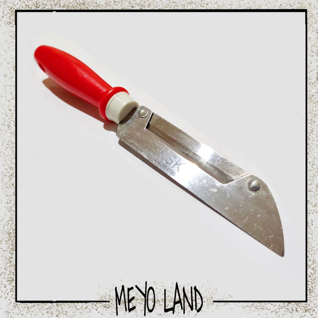 PISAU Pengupas STAINLESS potong Kulit Kentang Buah TAJAM AWET Kupas peeler Premium wortel serut