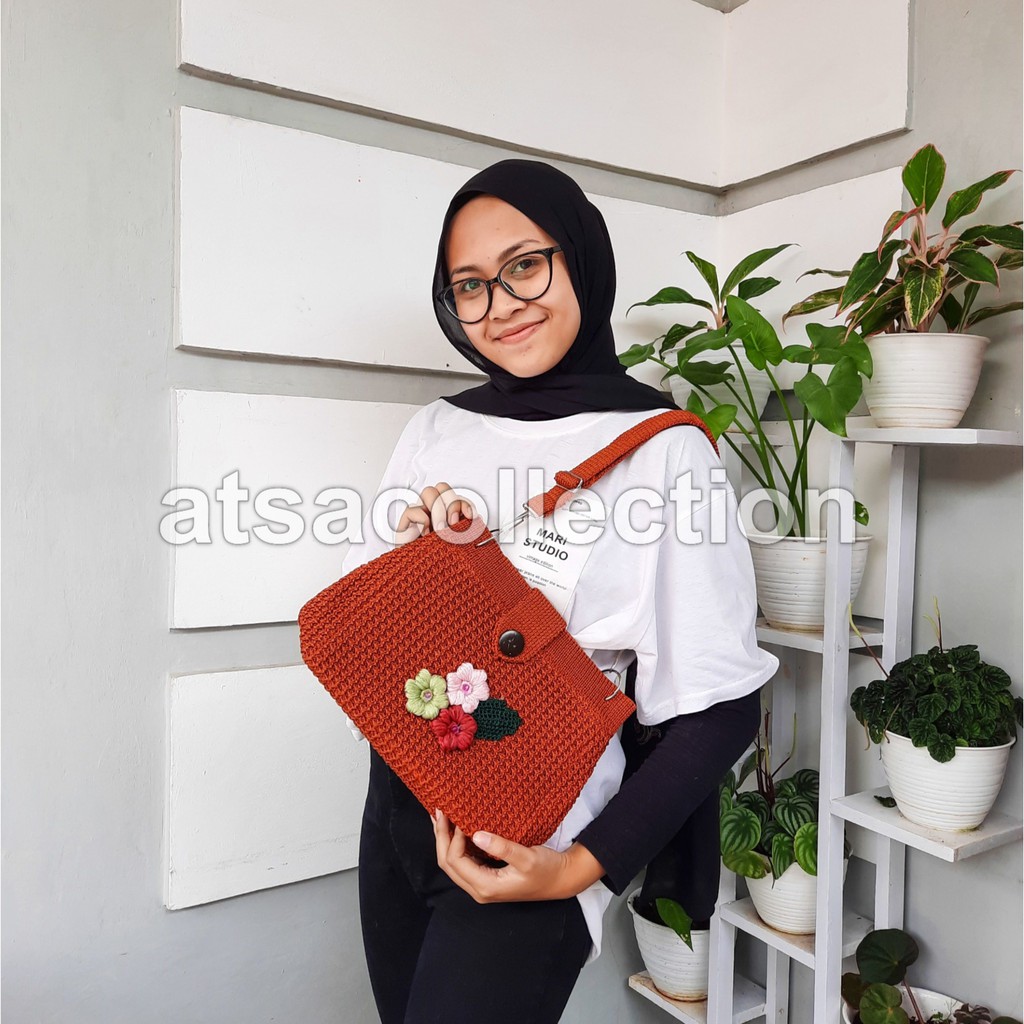 Tas Selempang Rajut ATSACOLLECTION