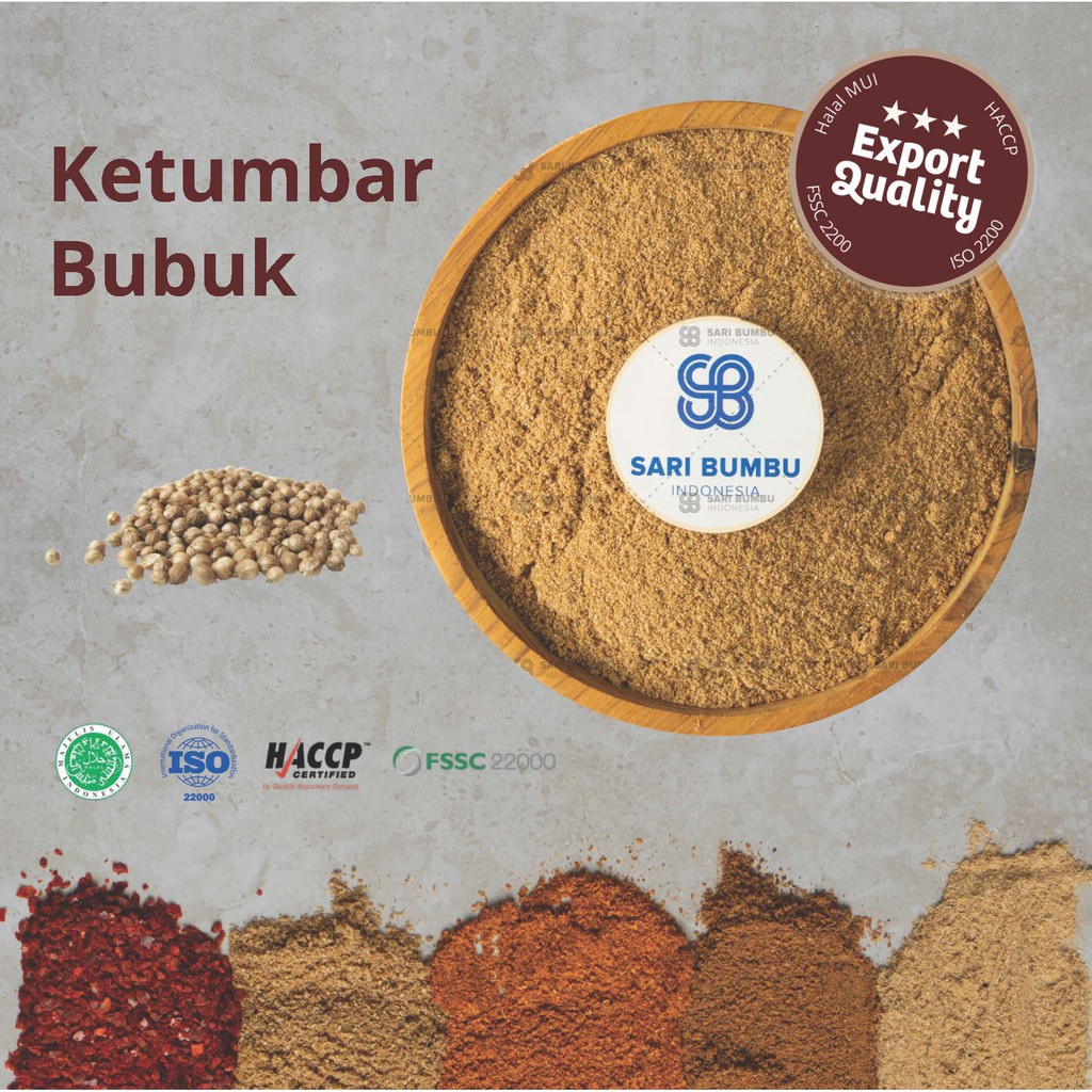 Ketumbar Bubuk / Coriander Powder (Large Pack) Rempah *Export Quality