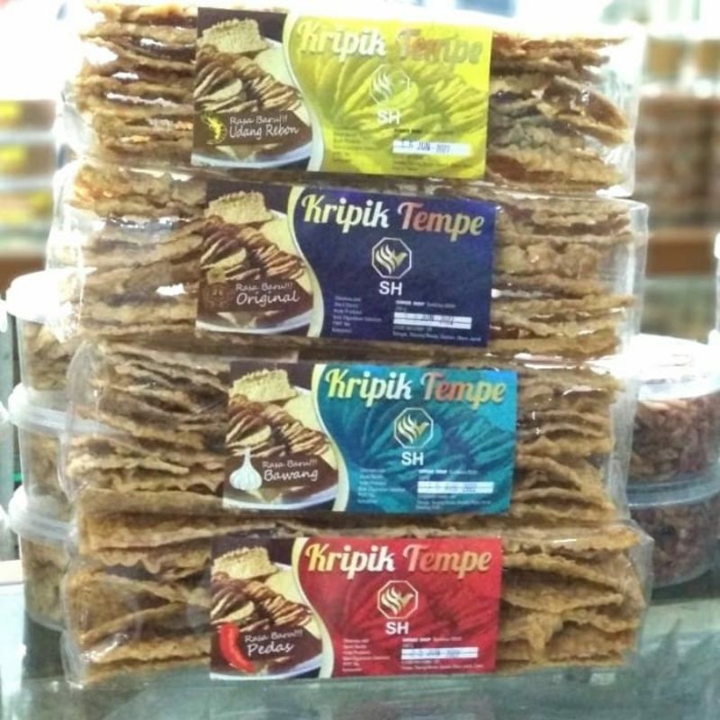 

keripik kripik tempe aneka rasa khusus Gojek n Grab