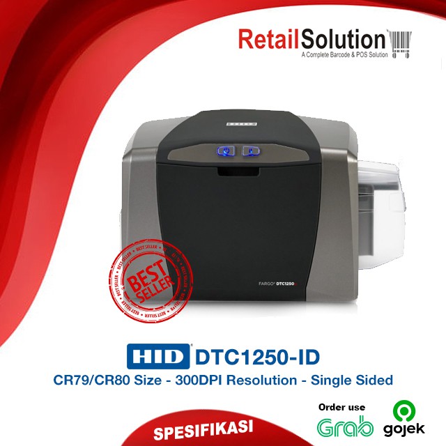 Printer ID Card Fargo DTC1250ID / DTC1250 / DTC-1250ID / DTC 1250 ID