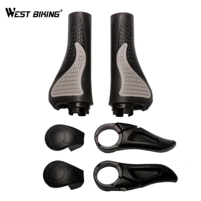 PROMO GAGANG SEPEDA RUBBER ERGONOMIC GRIP MTB / HANDGRIP SEPEDA MTB
