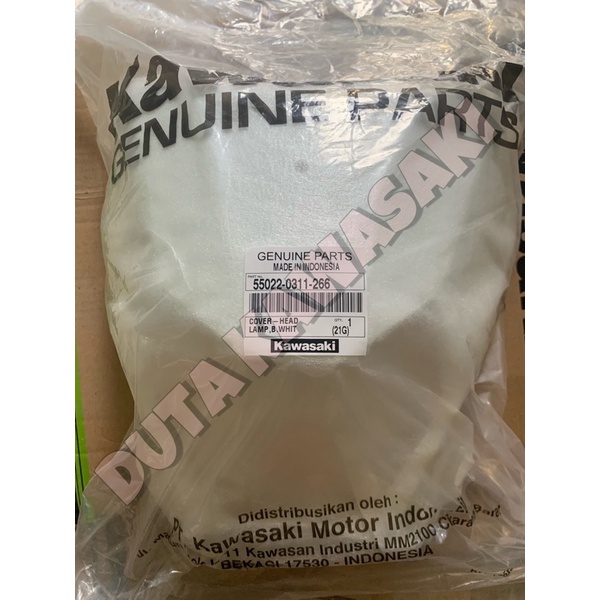 batok lampu klx150 klx 150 bf putih polos original