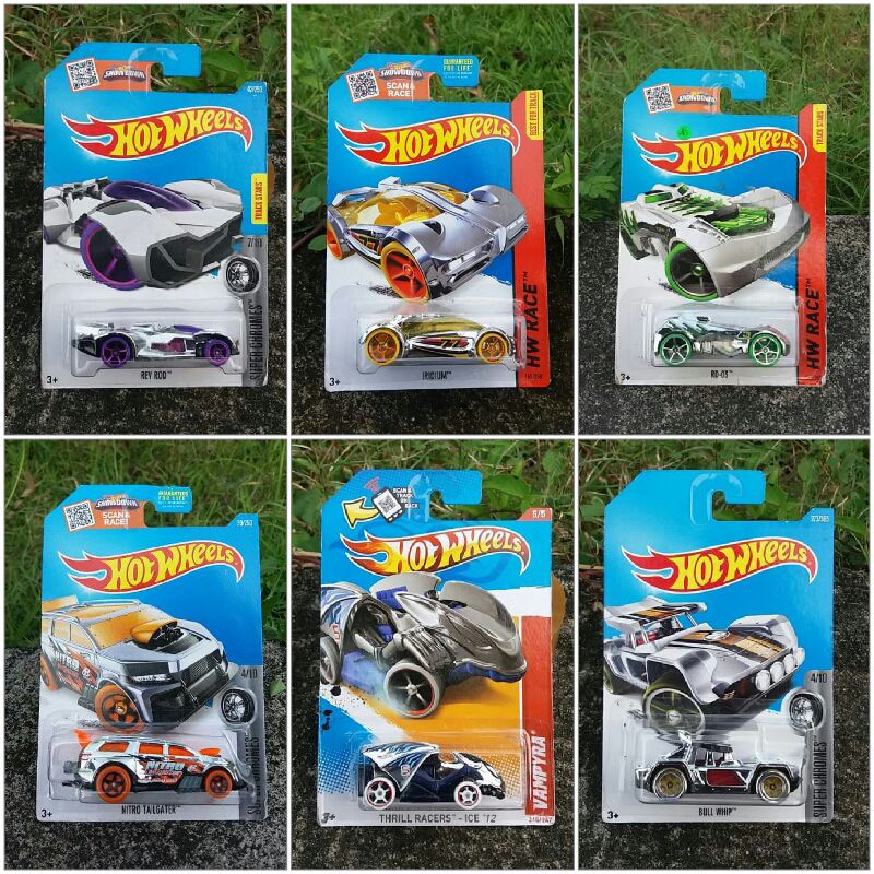 hot wheels model warna crome metalic