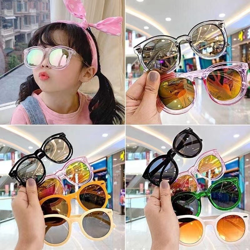 Kacamata Anak Bulat Trend Fashion Terbaru Unisex High Quality