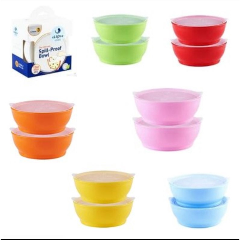 ELIPSE KIDS Ultimate Spill-Proof Bowl 355ml (2pcs)