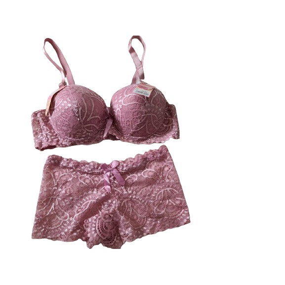 Bra set pakaian dalam push up bra busa tebal size 36-42 1110 kait 3