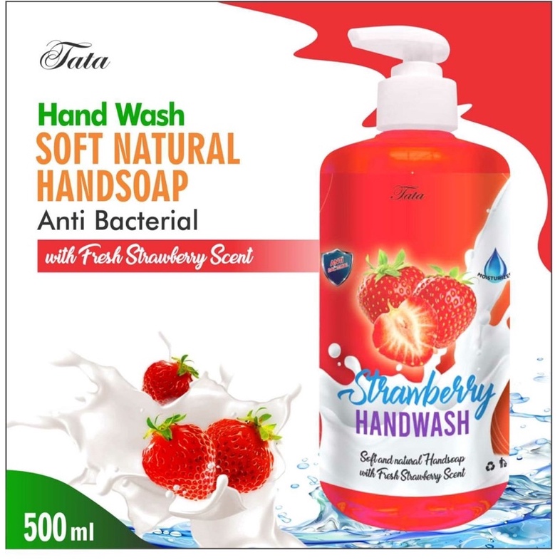 GROSIR HAND WASH TATA 500ML 1000ml HANDS SOAP ANTI BAKTERI RESMI BPOM TERDAFTAR DI KEMENKES