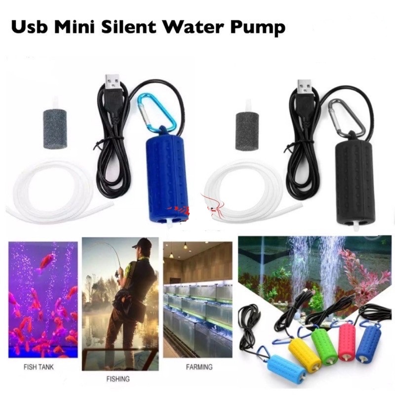 Flash.acc Aerator ACDC ac dc aerator usb airpump aerator usb dc pompa udara aquarium Portable pancin