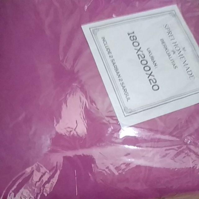 Sprei Bahan Halus Adem Include 2 Sarban 2 Sargul