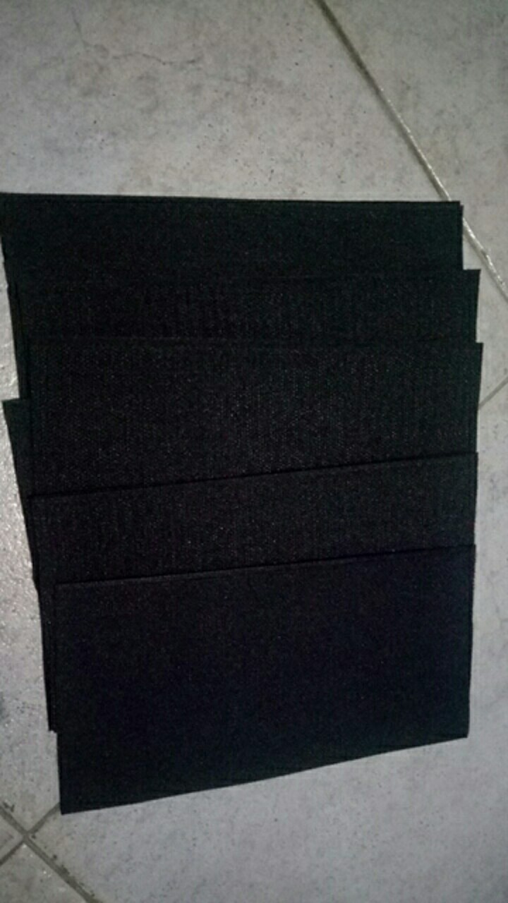 Velcro/perekat Hitam Ukuran 10 Cm