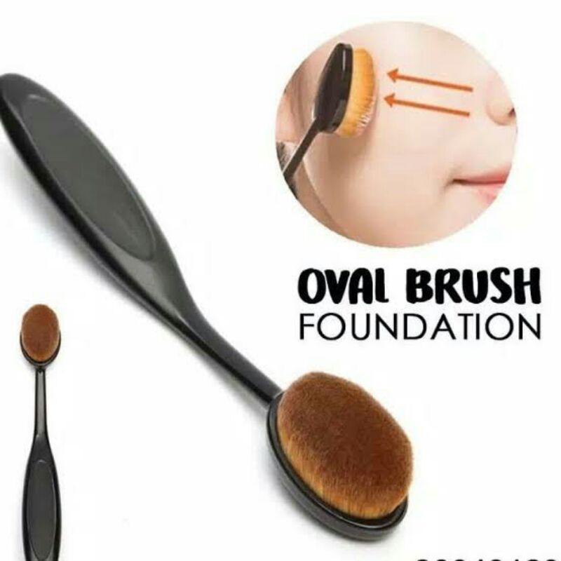 OVAL BRUSH / OVAL FOUNDATION BRUSH