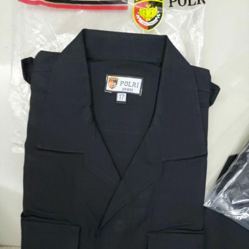 Baju PDL HITAM jatah brimob