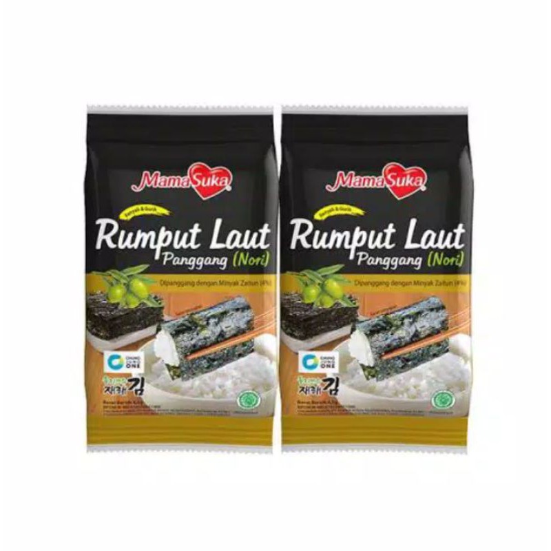 MamaSuka Rumput laut panggang nori 4,5 gram