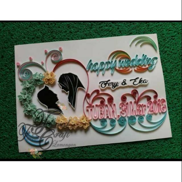 

KADO PERNIKAHAN / KADO WEDDING/ KADO UNIK / QUILING PAPER WEDDING/ KADO MURAH LAMONGAN