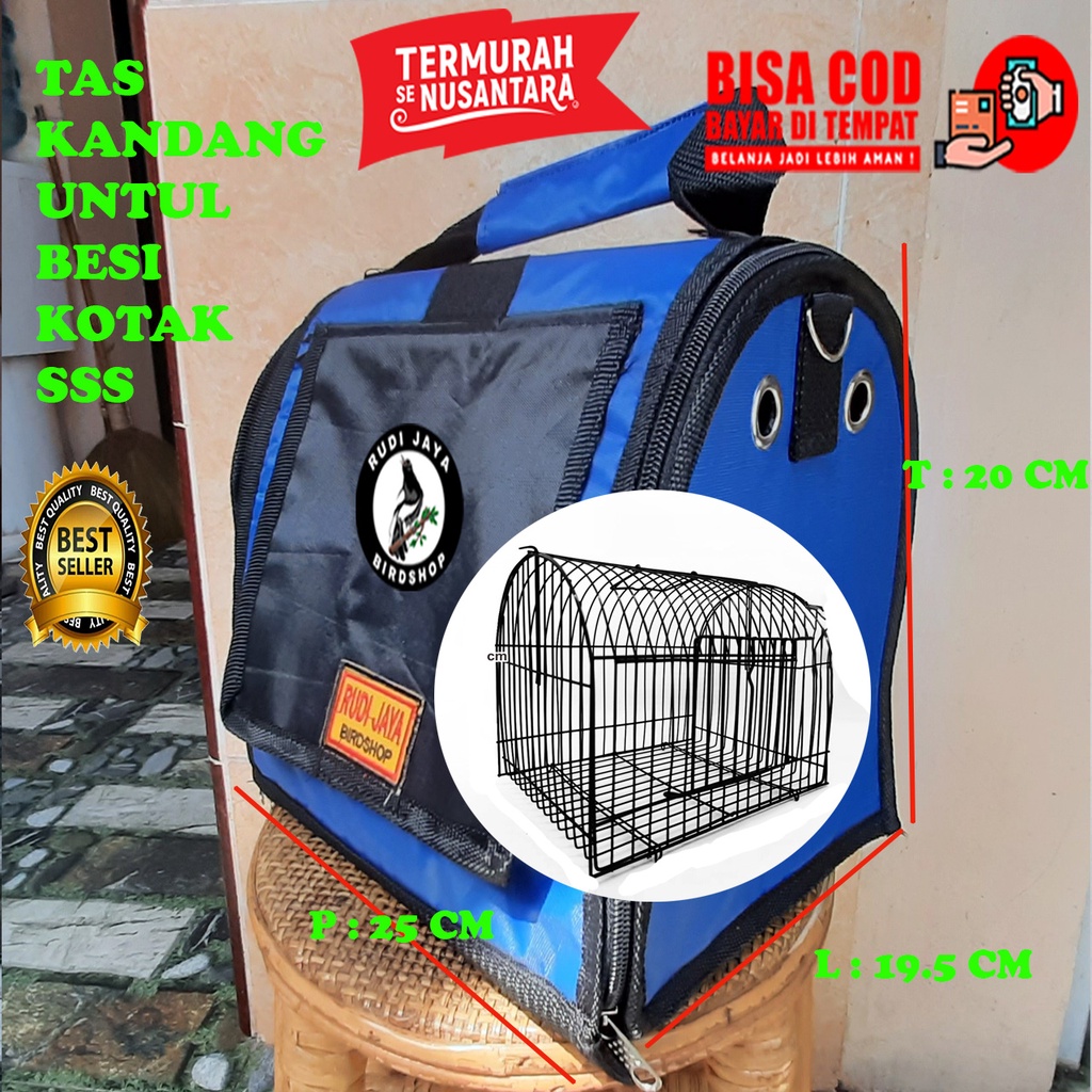 TAS KANDANG UNTUL UNTULAN SLEMPANG JINJING LUBANG ANGIN SANGKAR BURUNG PLECI HEWAN KECIL HAMSTER DLL