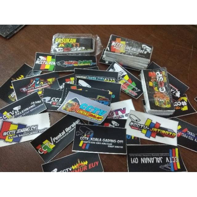 Termurah Stiker CCTV Truk Mania Stiker CCTV Truk