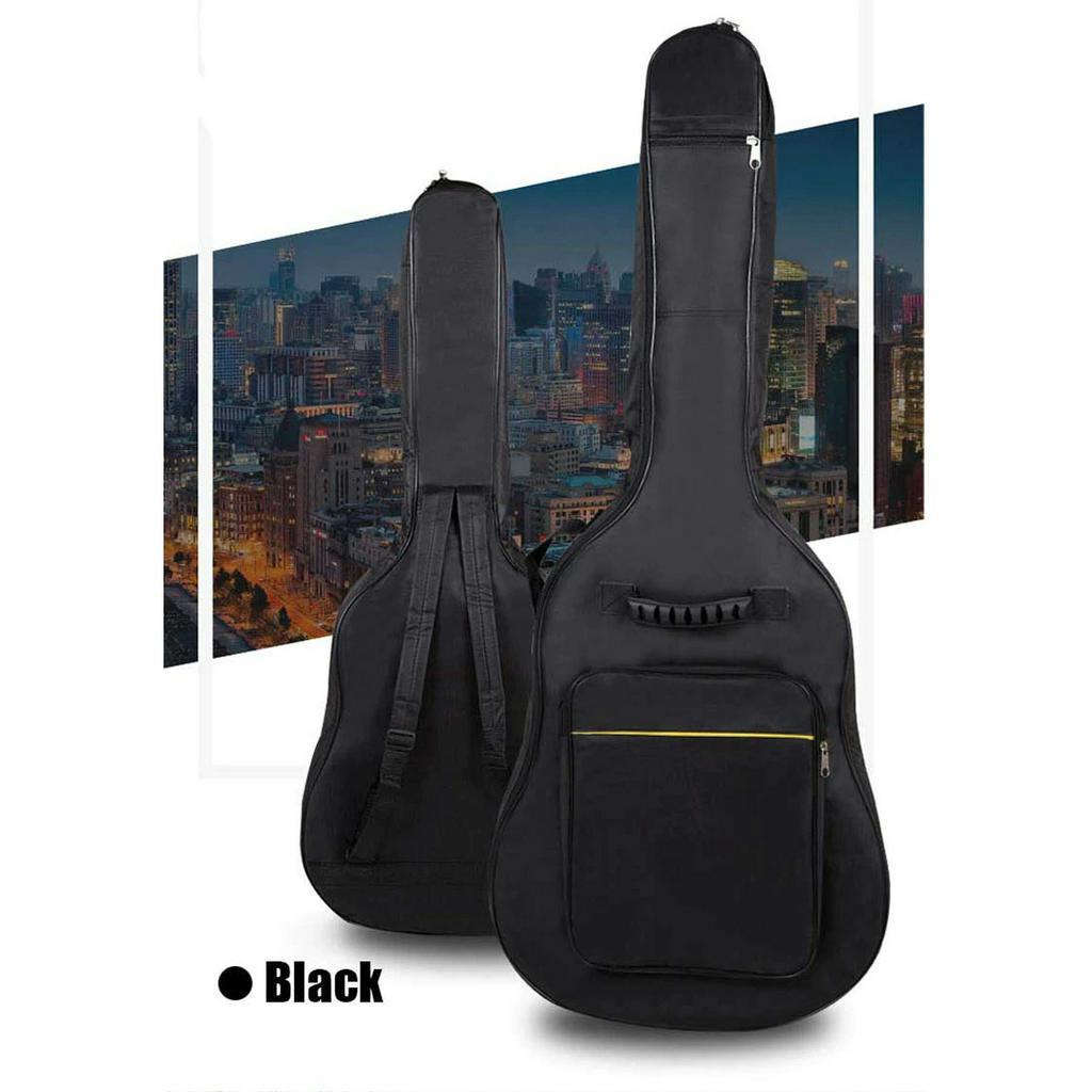 Tas Gitar Oxford Double Strap 40 - 41 Inch - XAZ5 - Black