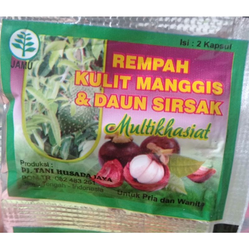 

20 sachet OBAT DIABET HERBAL KULIT MANGGIS DAN DAUN SIRSAK