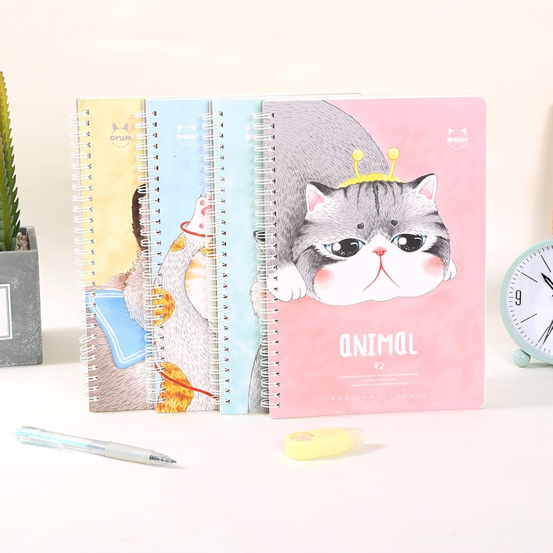 PLUSHY ANIMALS SPIRAL RULED NOTEBOOK A5 BUKU TULIS PLUSHY ANIMALS SPIRAL RULED NOTEBOOK A5 BUKU TULIS