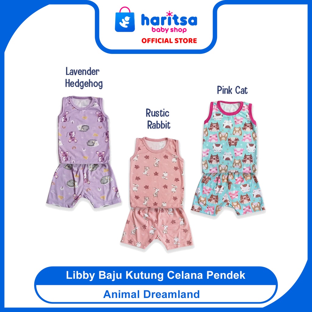 LIBBY Stelan Oblong Kutung Motif Animal Dreamland