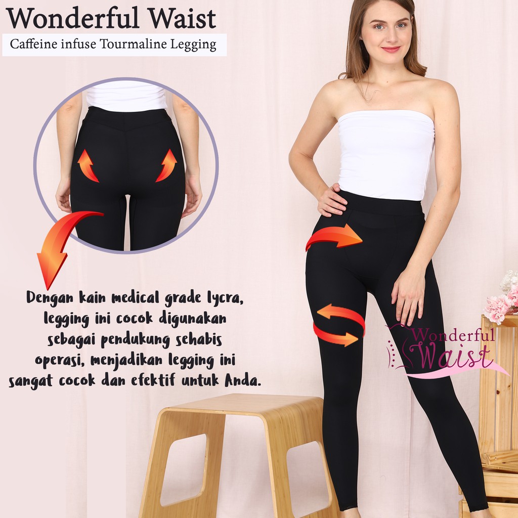 celana legging tourmaline caffeine infuse / celana korset / celana diet / celana pelangsing perut