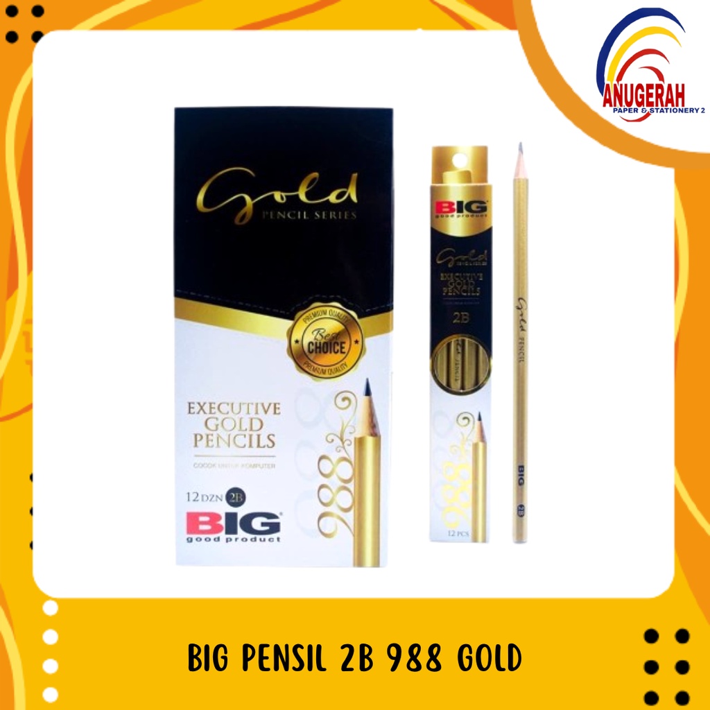 

BIG PENSIL 2B 988 GOLD (LSN)