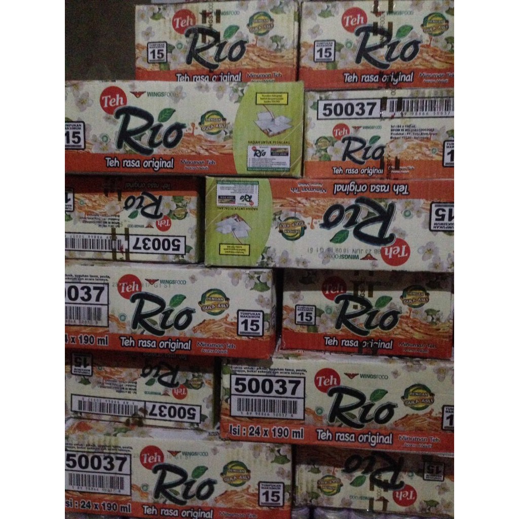 

Teh Rio 190ml Dus