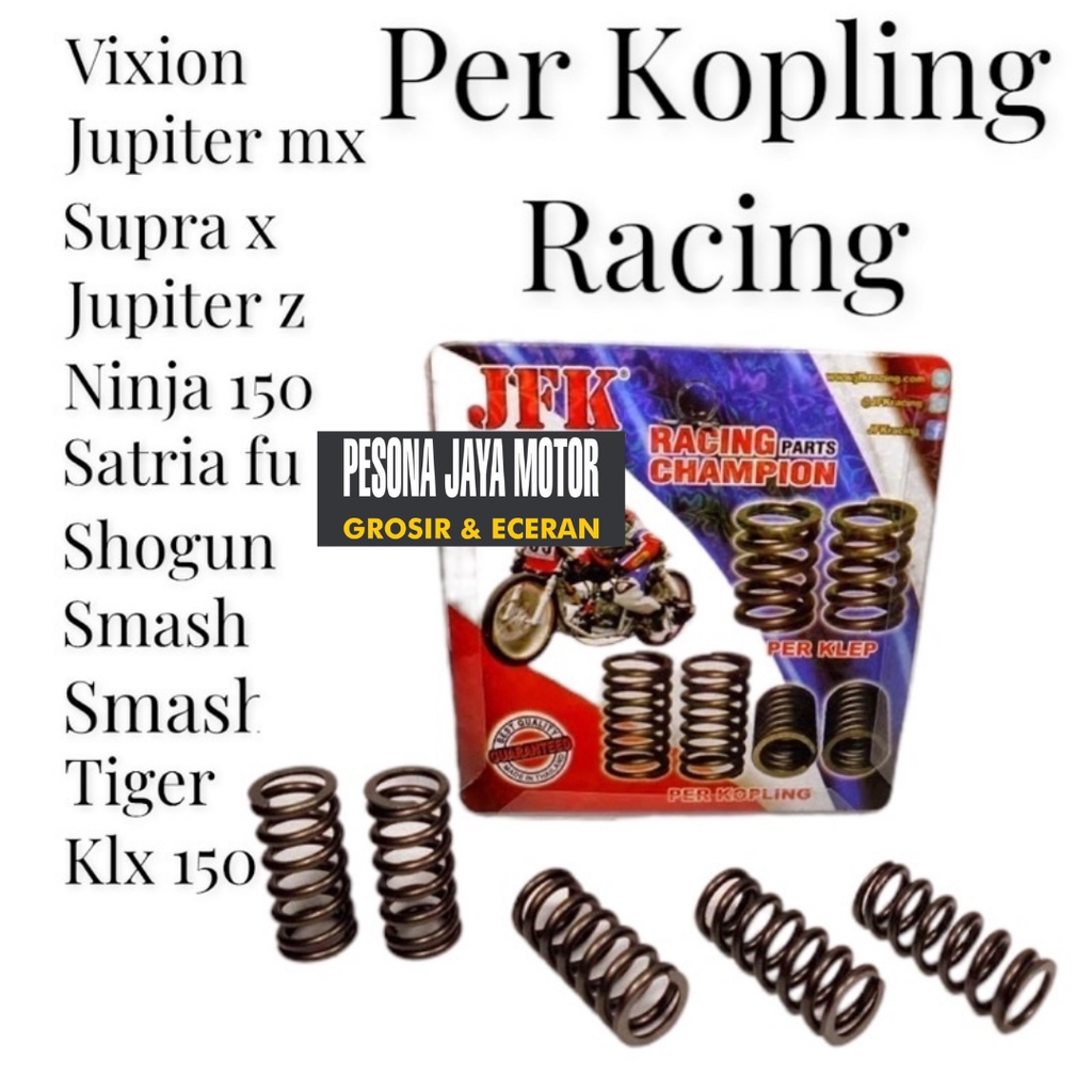 Per Kopling JFK Racing Per Kodok Vixion,Ninja 150, Rx King,Tiger,Mega Pro,Cbr,Cb150r,Satria Fu,Sonic,Jupiter Z,Mx,Vega,Fizr,Smash,Shogun,Supra,Klx &amp; Motor Lain Nya