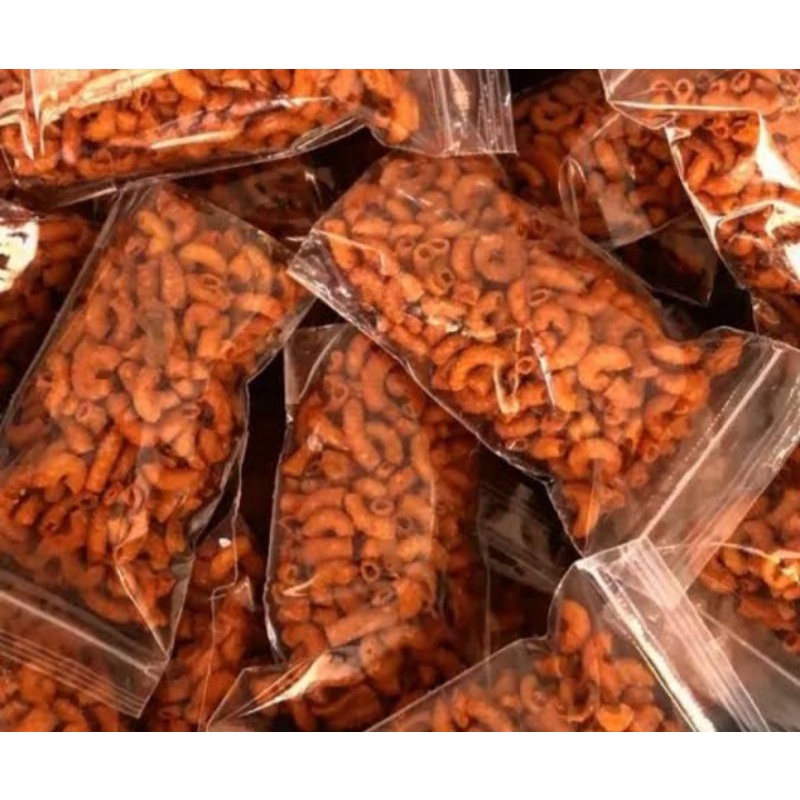 

makaroni pedas bumbu daun jeruk