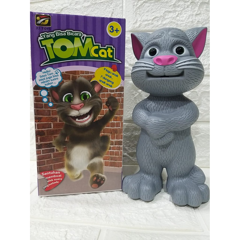 Talking Tom Cat Mainan Edukasi Anak  Makassar boneka robot kucing ada suara