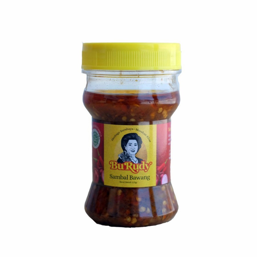 

Sambal Bawang Bu Rudy Khas Surabaya Paket isi 3 Pcs