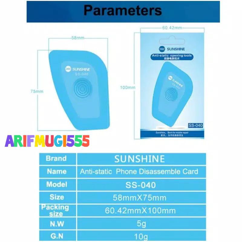 PEMBUKA KESING OPENING TOOLS SUNSHINE SS-040