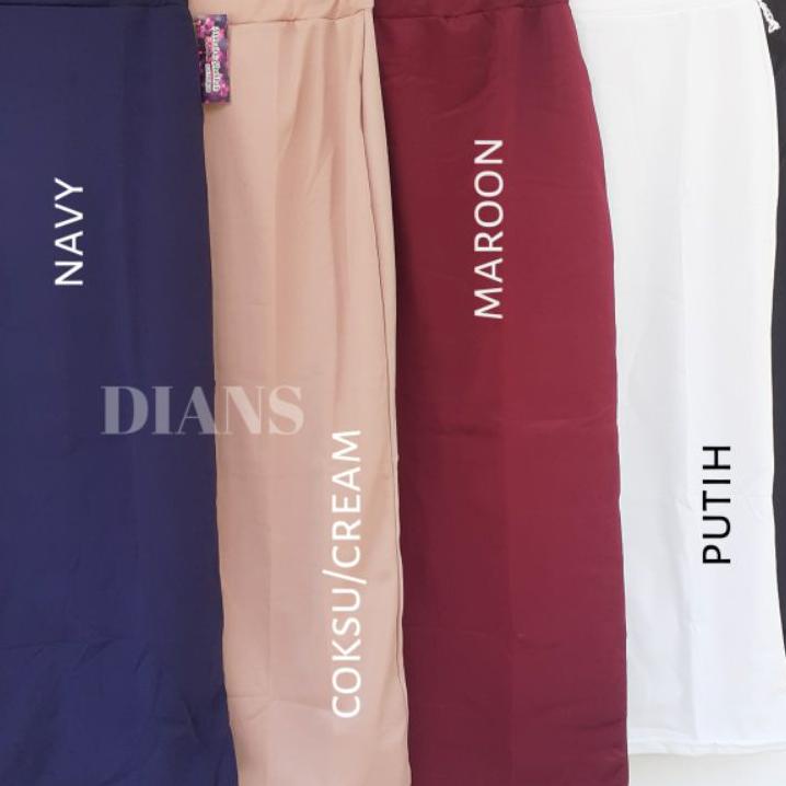 (MURAH) Rok Span Scuba Polos Maxi Skirt Termurah Best Seller | Rok Wanita Terlaris