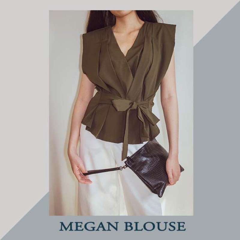 -MEGAN BLOUSE- casual formal office blouse
