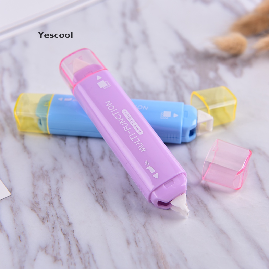 Yescool 5mm*5m Double Head Correction Tape Stationery Corrector Stickers School Supply .