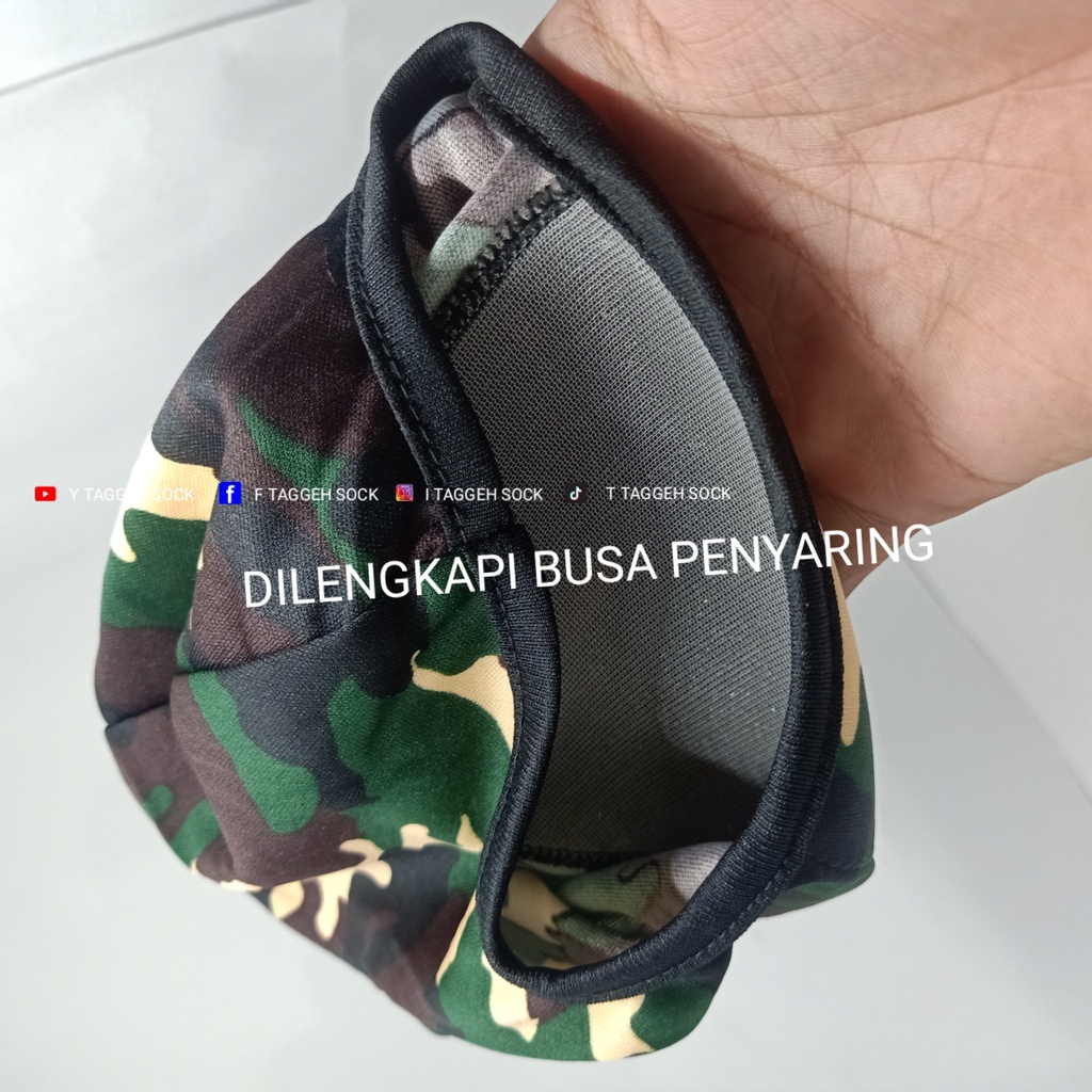 Harga 12 pcs | MASKER NINJA HITAM POLOS | MOTIF TENGKORAK | MOTIF LORENG