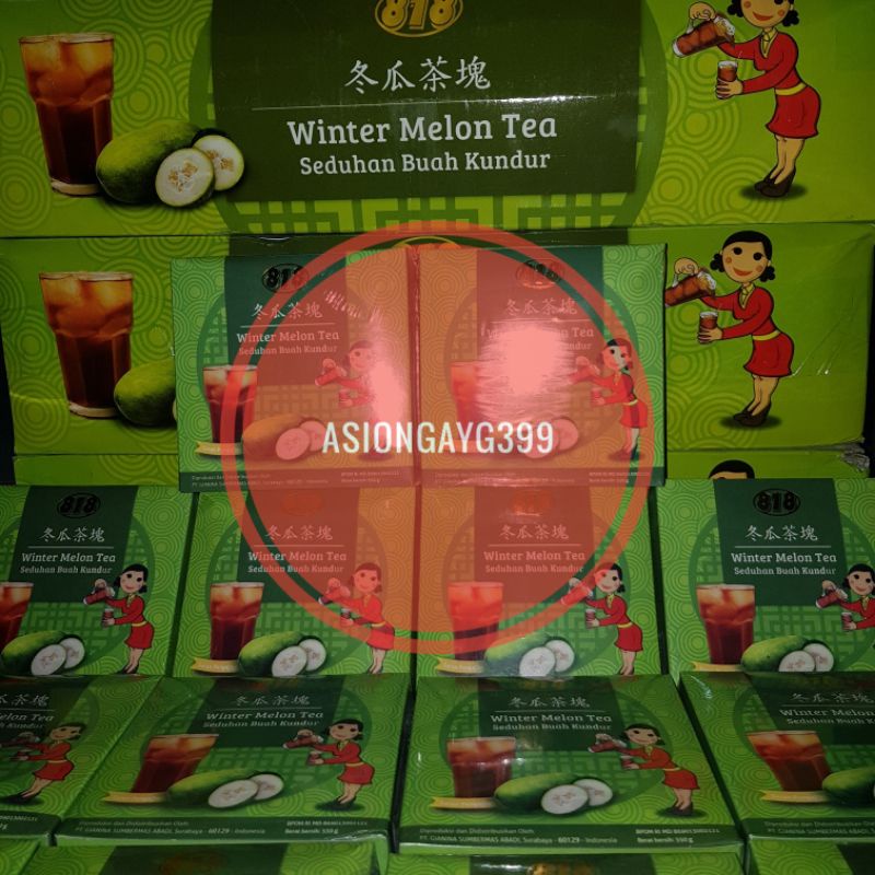 

WINTER MELON TEA 818 kemasan 550gr / Buah Labu / Buah kundur / TEH UNTUK PENGOBATAN PANAS DALAM