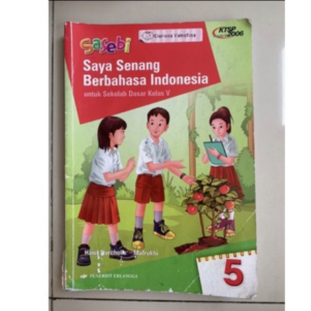 

Buku SASEBI saya senang berbahasa indonesia kelas 5 SD
