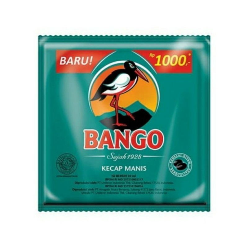 KECAP BANGO 19ml Isi 6 Sachet - Kecap Manis