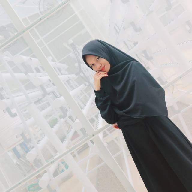 JILBAB CORNSKIN_ hijab segiempat jumbo cornskin