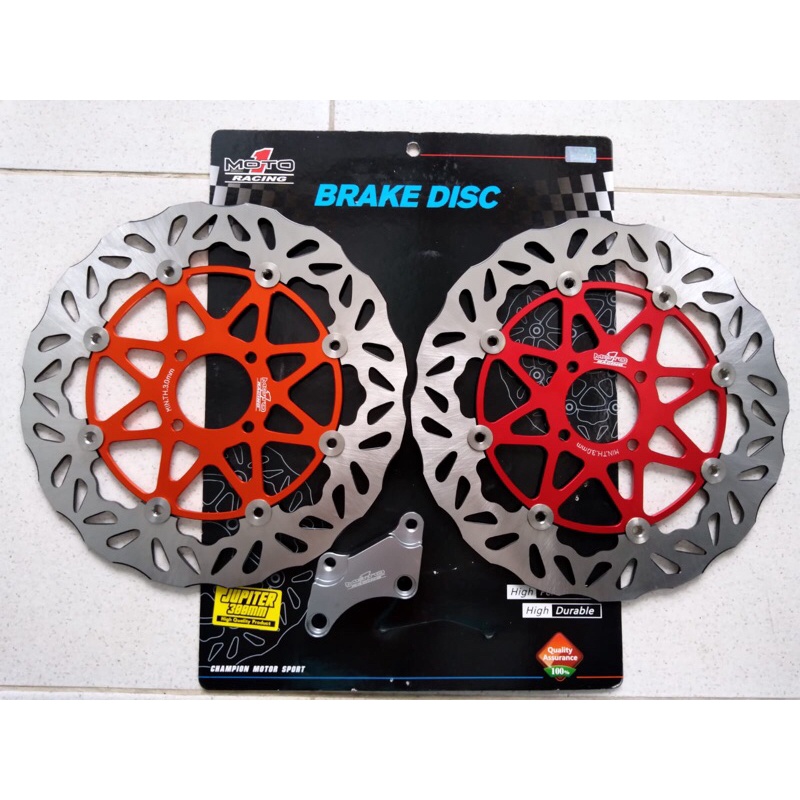 disc piringan cakram jupiter z fizr moto1 racing floating 300mm piringan cakram moto1 racing
