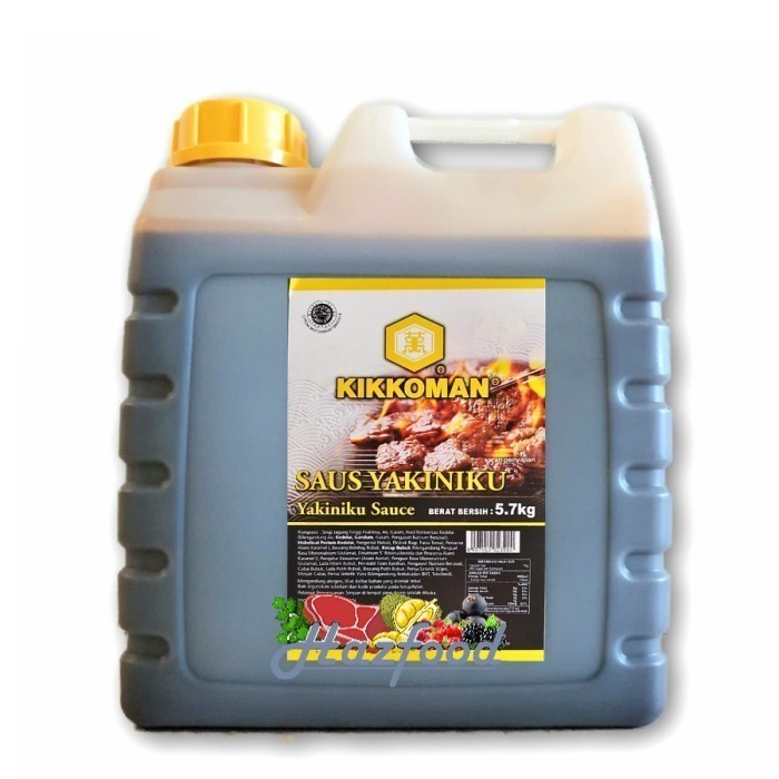 

Kikkoman Yakiniku sauce / Saus Yakiniku Jerigen 5 Liter - Halal