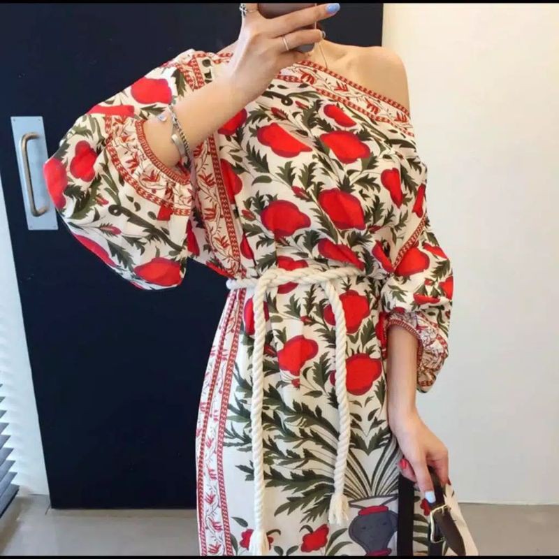 TM - 81190 Dress Maxi Moanna Import-2