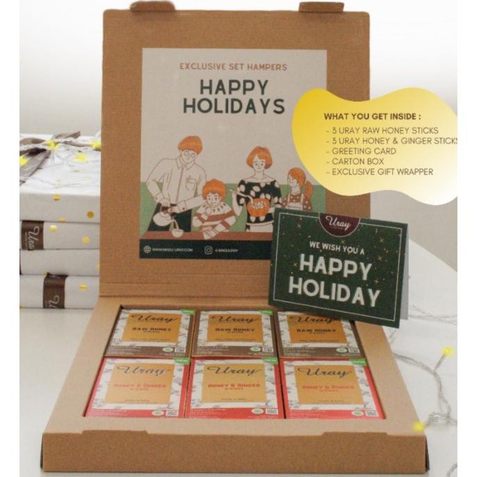 

Exclusive Set Hampers Madu Uray Stick - Madu Asli - Isi 6 Box Panny_Store