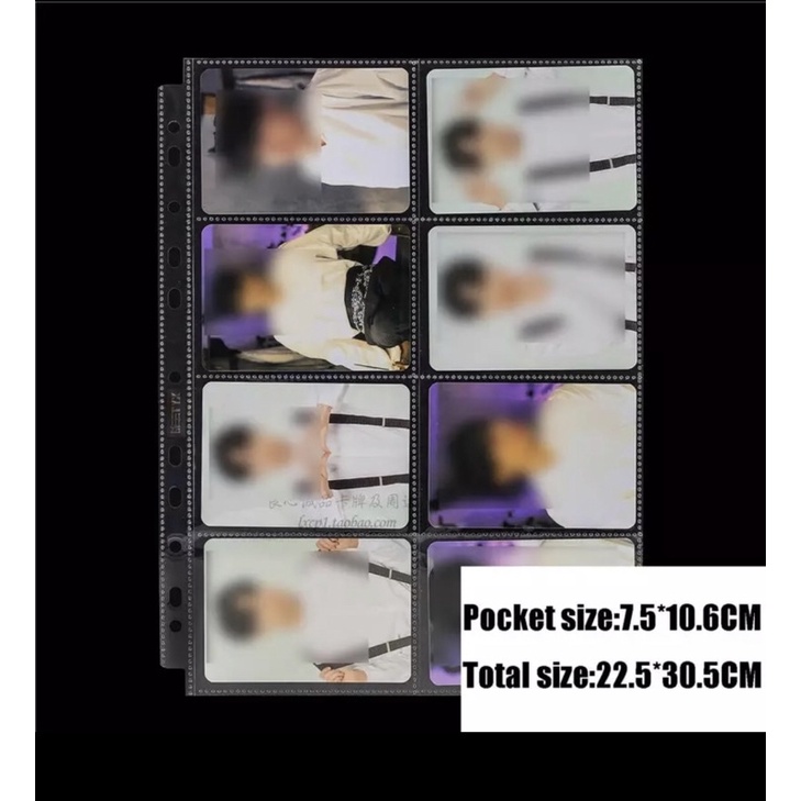 [1sheet] Mpc sleeve binder pocket A4/ mpc sleeve binder meet yx/mini photocard sleeve